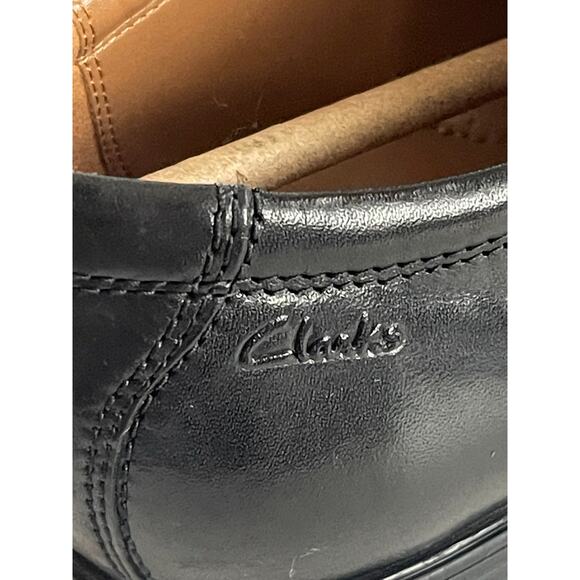 Clarks Tilden Cap Men’s Oxford Black Leather Suze 11.5 Wide main image 4